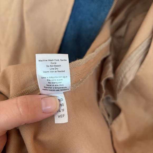 Venus Trench Coat Denim Trim Cotton Sz 4 - Picture 11 of 15